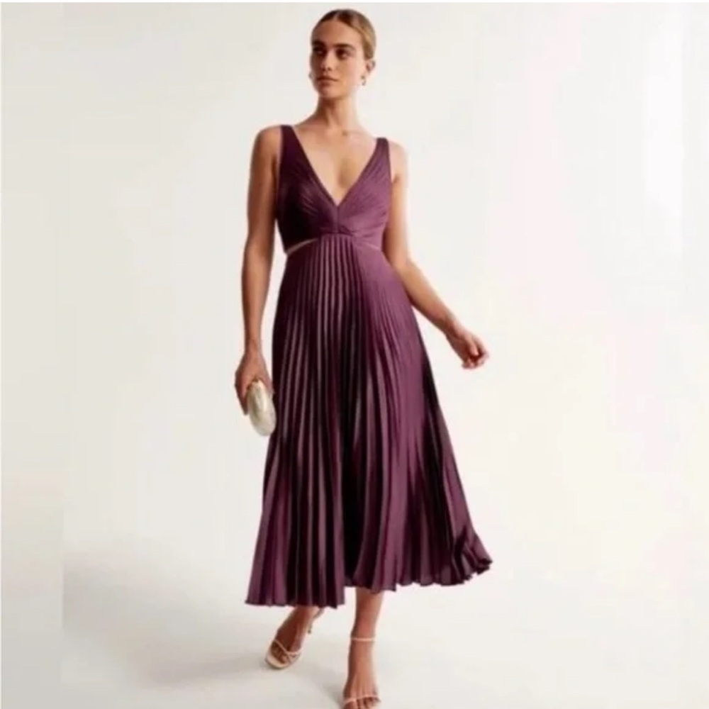 Abercrombie & Fitch Purple A-Line Skirt
